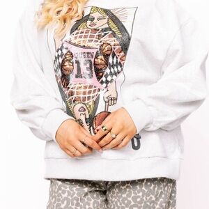 Queen of Sparkles Basketball Sweatshirt